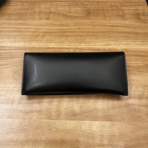 Saint Laurent Black Leather Sunglasses Case Eyeglasses - Picture 5 of 10